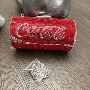 Sparkling Red faux Crystal Clutch